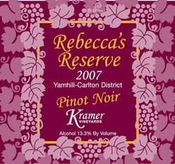 2007 Pinot Noir Rebecca's Reserve